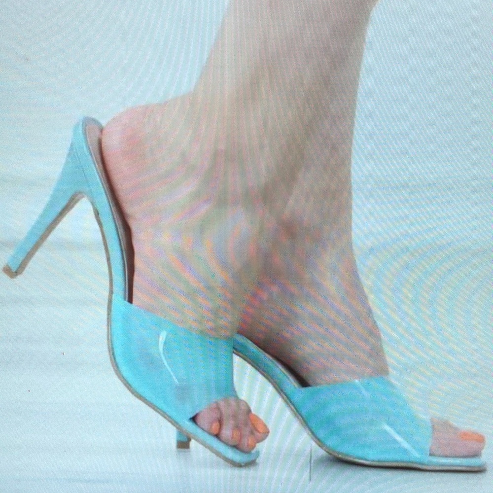 Elegant Blue Women's Heels